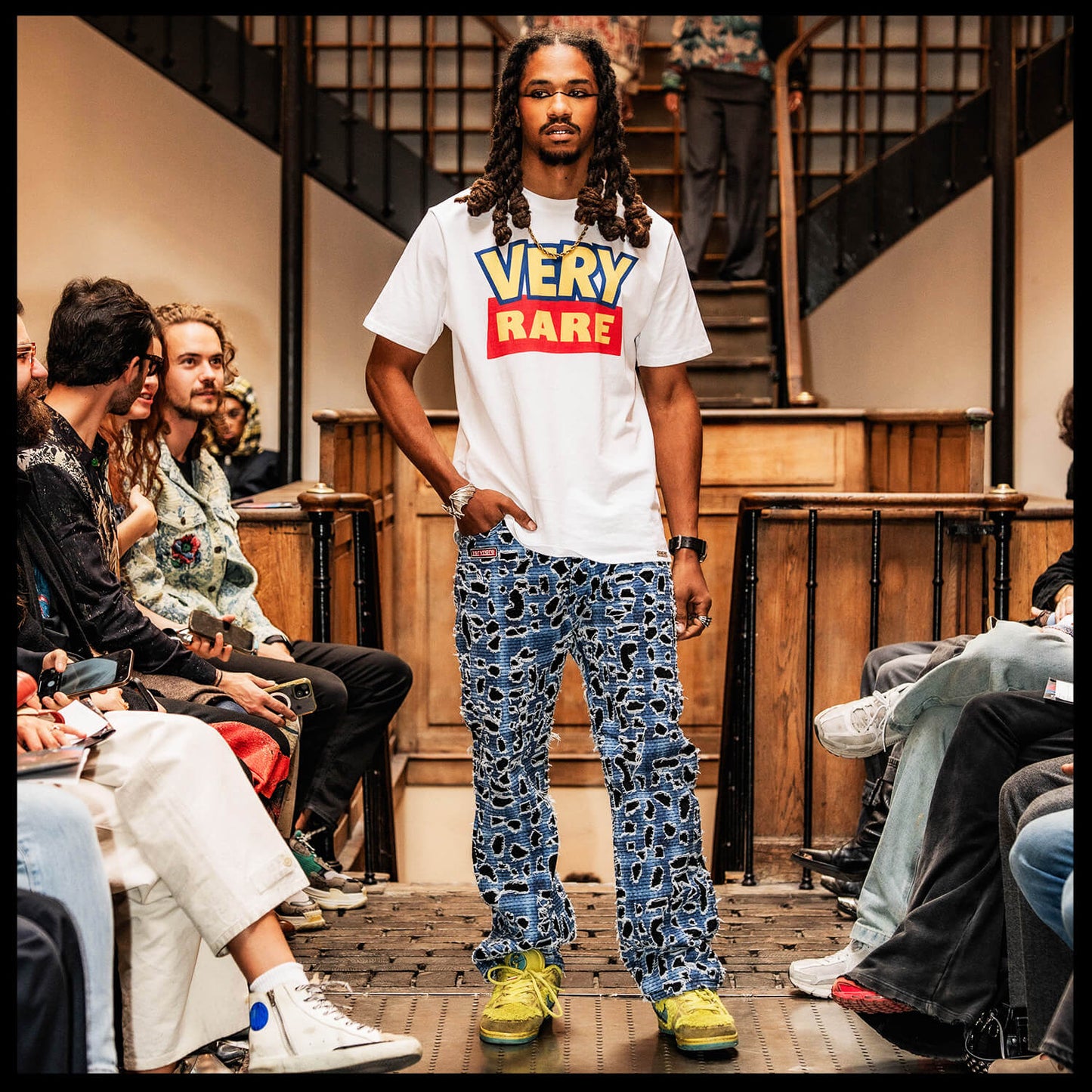 Neo-Pangea/Blu [boro] pants