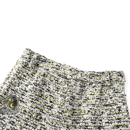 black & yellow/TWEED [pants]