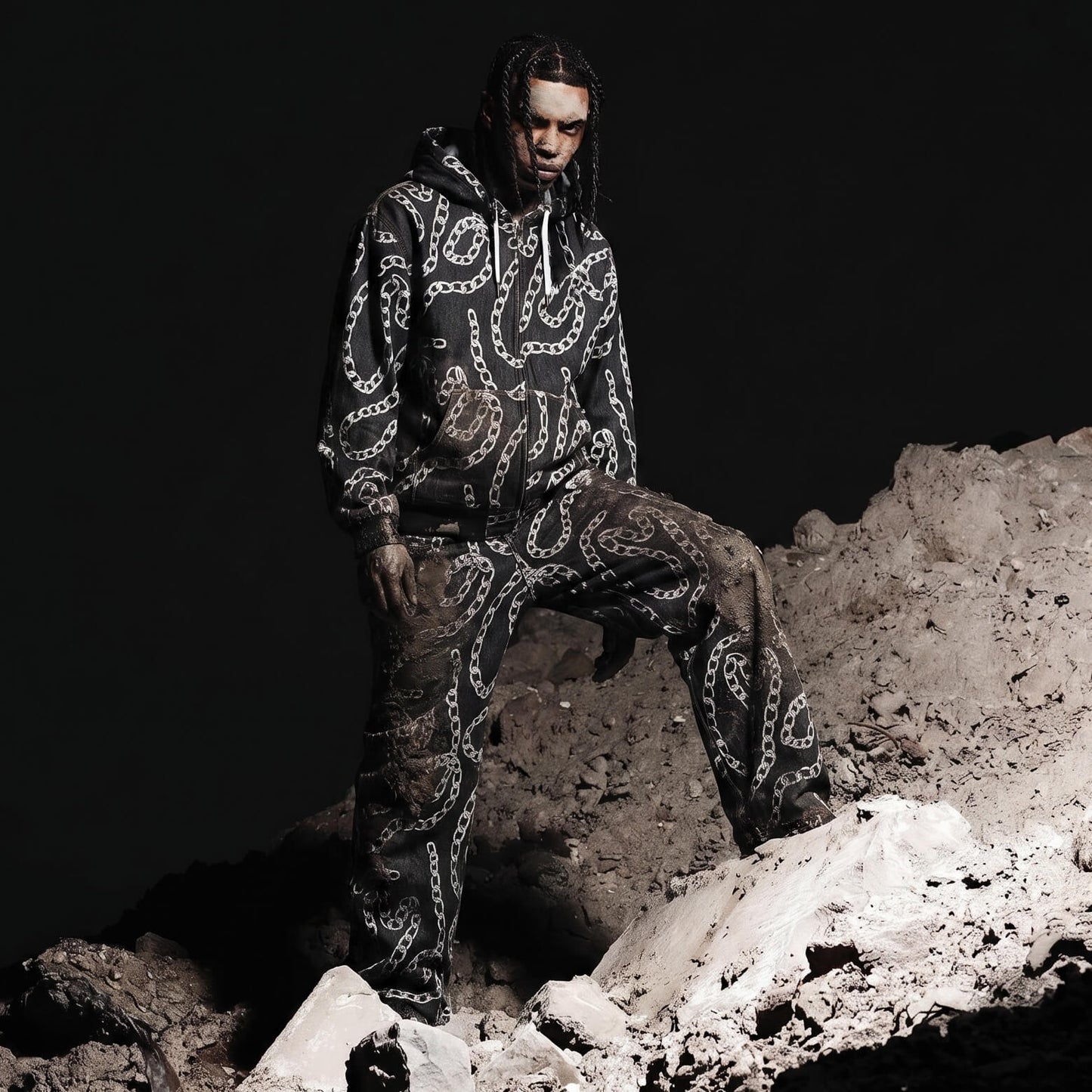 chains/ASH denim [hoodie 🔲]