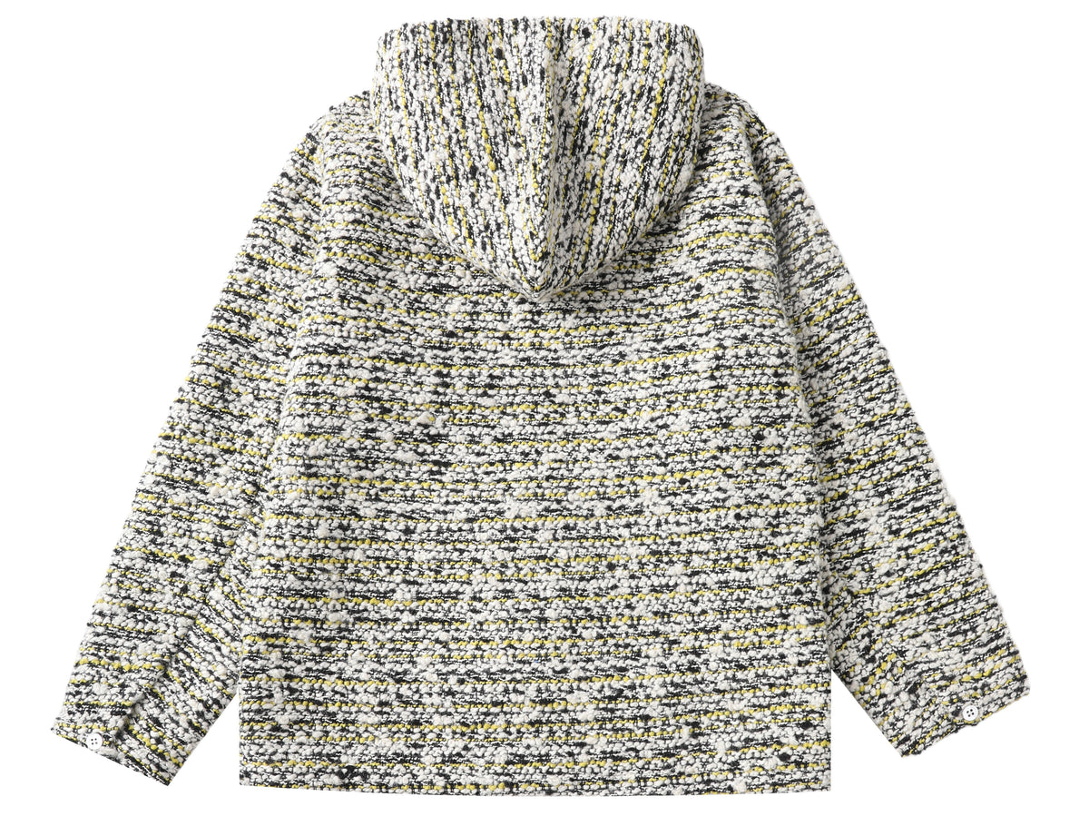 black & yellow/TWEED [hoodie]