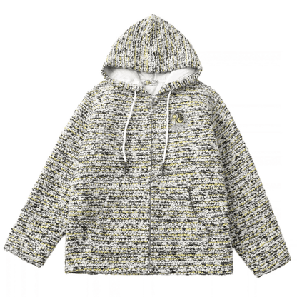 black & yellow/TWEED [hoodie]