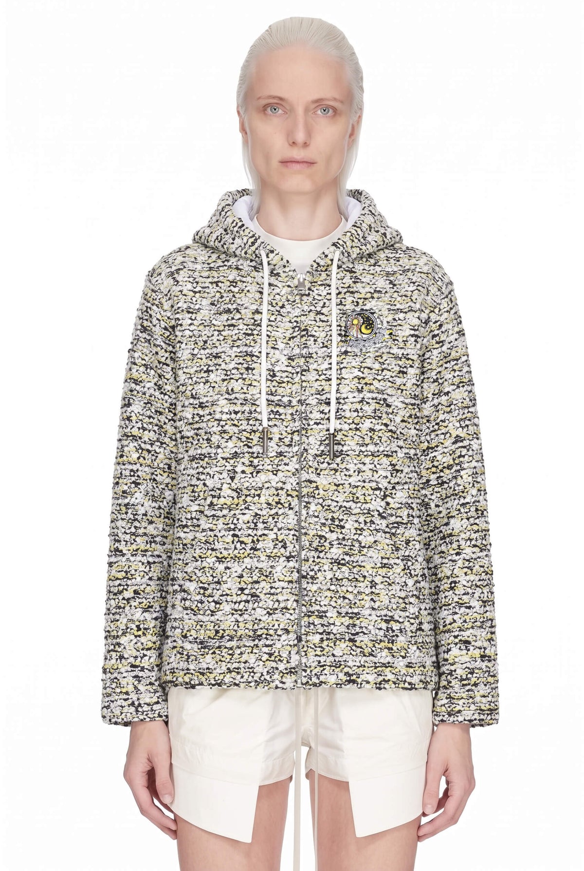 black & yellow/TWEED [hoodie]