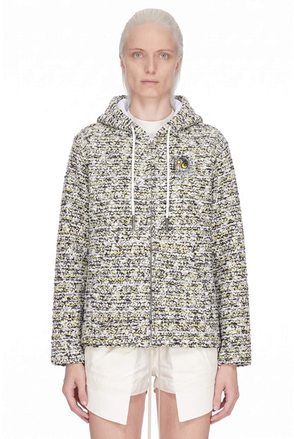 black & yellow/TWEED [hoodie]
