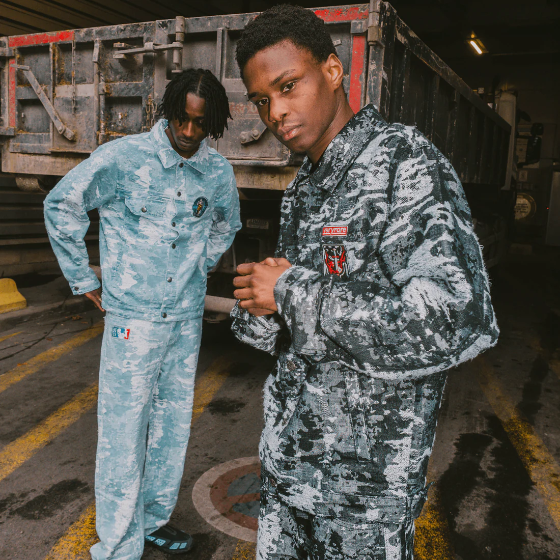 Skel/sword [denim pants]